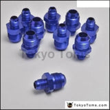 10PCS/LOT Hose End Fitting/ Oil cooler fitting  AN6-AN10 for BRAIDED HOSE FUEL OIL WATER  (blue,H Q) TK-FITTING AN6-AN10