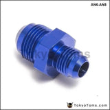 10PSC/LOT HOSE END FITTING / Oil cooler fitting AN6-AN8 fitting for braided stainless steel hose (blue,H Q) TK-FITTING AN6-AN8