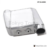 Universal Aluminum Bar & Plate Front Mount Water-To-Air Intercooler Inlet/Oulet 3.5" Core: 250 X 220 X 115Mm - Tokyo Tom's