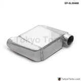 Universal Aluminum Bar & Plate Front Mount Water-To-Air Intercooler Inlet/Oulet 3.5" Core: 250 X 220 X 115Mm - Tokyo Tom's