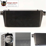 3'' In/Outlet Polished Alloy Front Mount Intercooler 24" *12" *3" Bar And Plate B