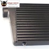 3'' In/Outlet Polished Alloy Front Mount Intercooler 24" *12" *3" Bar And Plate B