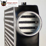 3'' In/Outlet Polished Alloy Front Mount Intercooler 24" *12" *3" Bar And Plate B