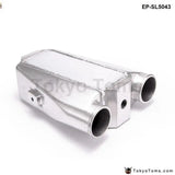 Universal Aluminum Water To Air Turbo Intercooler Front Mount 9.5" X 11" X 3.5" Inlet/Outlet: 2.5" - Tokyo Tom's