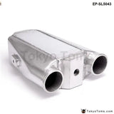 Universal Aluminum Water To Air Turbo Intercooler Front Mount 9.5" X 11" X 3.5" Inlet/Outlet: 2.5" - Tokyo Tom's