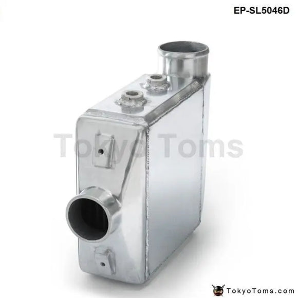 Universal Aluminum Water To Air Turbo Intercooler Front Mount 250 X 220 X 115Mm Inlet/Outlet: 3.5