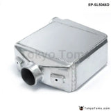 Universal Aluminum Water To Air Turbo Intercooler Front Mount 250 X 220 X 115Mm Inlet/Outlet: 3.5" - Tokyo Tom's