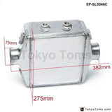 Universal Aluminum Water-To-Air Liquid Racing Intercooler Core: 250 X 220 X 115Mm Inlet/Outlet: 3" - Tokyo Tom's