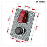 Performance Starter Push Button Red Safety Cover Panel Switch Kit For Racing - Tokyo Tom's