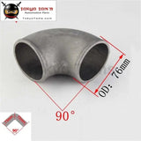 Pipe Joiner 76mm 3" Cast Aluminum 90 Degree Elbow Pipe Turbo Intercooler Pipe - Tokyo Tom's