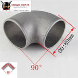 Pipe Joiner 89mm Cast Aluminum 90 Degree Elbow Pipe Turbo Intercooler Pipe - Tokyo Tom's