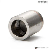 Racing Sport T304 1"Stainless Steel O2 / Oxygen Sensor Exhaust Bung (18Mm X 1.5) W/Plug - Tokyo Tom's