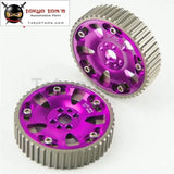 2 Pcs High Performance Cam Gears Pulley Kit Fits For 89-02 Nissan Skyline Rb20 Rb25 Rb26 R32 R33 R34 Black/Blue/Red/Purple