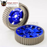 2 Pcs High Performance Cam Gears Pulley Kit Fits For 89-02 Nissan Skyline Rb20 Rb25 Rb26 R32 R33 R34 Black/Blue/Red/Purple