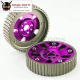 2 Pcs High Performance Cam Gears Pulley Kit Fits For 89-02 Nissan Skyline Rb20 Rb25 Rb26 R32 R33 R34 Black/Blue/Red/Purple