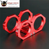 Dual Double Or Twin Fuel Pump Mounting Bracket Clamp Cradle In-Line For 044  Black/Red/Blue /Purple