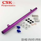 Upgrade Top Feed Fuel Injector Rail Fits For Nissan Skyline R32 R33 Rb25Det GTs Black/Purple - Tokyo Tom's