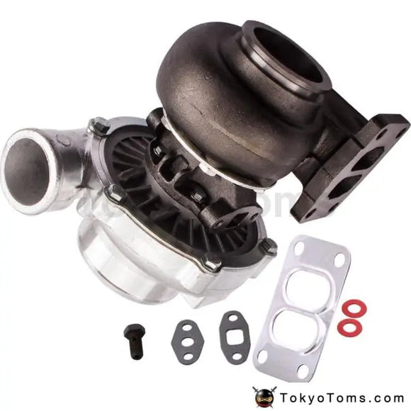 T70 T4 twin scroll rear 0.70 A/R .82 A/R oil turbo TurboCharger 500BHP V Band for 1.8L-3.0L 550hp Compressor Gasket