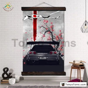 R32 Skyline Art Print Wall Poster