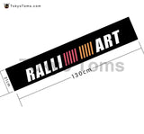 RALLYART Racing Decals Window Banner