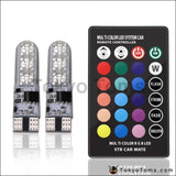 REMOTE CONTROL T10 LED RGB BULBS - Tokyo Tom's