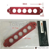 Racing Aluminum Battery Tie Down For Honda Civic Si 02-05 Gunmetal Replace For JDM Style - Tokyo Tom's