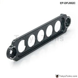 Racing Aluminum Battery Tie Down For Honda Civic Si 02-05 Gunmetal Replace For JDM Style - Tokyo Tom's