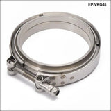 Racing Car T304 Stainless Steel V Band Clamp Flange Assembly For Exhaust Turbo Wastegate 4.5" Od Pipe - Tokyo Tom's