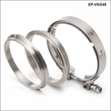 Racing Car T304 Stainless Steel V Band Clamp Flange Assembly For Exhaust Turbo Wastegate 4.5" Od Pipe - Tokyo Tom's