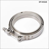 Racing Car T304 Stainless Steel V Band Clamp Flange Assembly For Exhaust Turbo Wastegate 4.5" Od Pipe - Tokyo Tom's