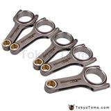 Racing Forged Connecting Rods Set fit Volvo 850 C70 T5 2.3L B5234T ARP2000 Bolts 139.5mm Center Length Floating Crankshaft Pin - Tokyo Tom's