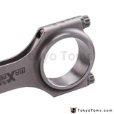 Racing Forged Connecting Rods Set fit Volvo 850 C70 T5 2.3L B5234T ARP2000 Bolts 139.5mm Center Length Floating Crankshaft Pin - Tokyo Tom's