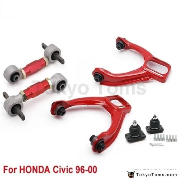 Rear Lower Control Arms+ Front Camber Kits Fits For Honda Civic Cx Si - Tokyo Tom's