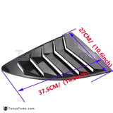 Rear Quarter Window Louvers Spoiler Panel Carbon copy for Scion FRS for Subaru BRZ for Toyota 86 GT86 - Tokyo Tom's