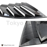 Rear Quarter Window Louvers Spoiler Panel Carbon copy for Scion FRS for Subaru BRZ for Toyota 86 GT86 - Tokyo Tom's