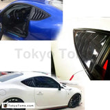 Rear Quarter Window Louvers Spoiler Panel Carbon copy for Scion FRS for Subaru BRZ for Toyota 86 GT86 - Tokyo Tom's