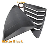 Rear Quarter Window Louvers Spoiler Panel MATT BLACK for Scion FRS for Subaru BRZ for Toyota 86 GT86 - Tokyo Tom's