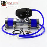 51mm 2" Flange Pipe + Clamps + Silicone Hose Kit+ Sqv Blow Off Valve Bov Iv 4 Blue / Black / Red