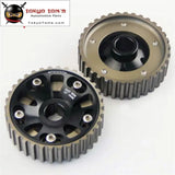 2 Pcs High Performance Cam Gears Pulley Kit Fits For 88-00 Honda Civic B16A B18C Integra Dc2 Acura Black/Blue/Red