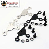 2Pcs Egr Block Off Delete Plate Gasket Blocker For Silvia S13 S14 240Sx Ka24De Dohc Silver / Black / Red