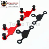 2Pcs Egr Block Off Delete Plate Gasket Blocker For Silvia S13 S14 240Sx Ka24De Dohc Silver / Black / Red