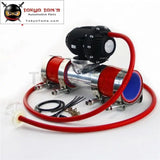 3.15" 80mm Flange Pipe + Silicone Hose Clamps Kit +Sqv Blow Off Valve Bov Iv 4 Blue / Black / Red