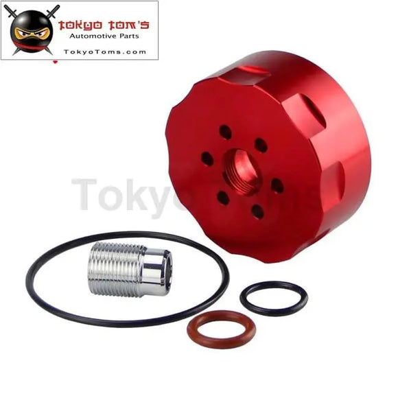 Fuel Filter Adapter Fits For 6.6L 01-16 Lb7 Lly Lbz Lmm Lml G M C Chevy Black/Blue/Red