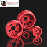 High Performance Light-Weight Crank Pulley Fits For Nissan Z33 350Z Fairlady 350GT Skyline V35  Blue/Red