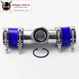 57mm 2.25" Turbo Aluminum Flange Pipe+Silicone Hose Clamps For Ssqv Bov Black /Blue / Red - Tokyo Tom's