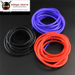 6mm ID Silicone Vacuum Tube Hose 5 Meter / 16Ft Length - Blue / Black / Red - Tokyo Tom's