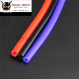 6mm ID Silicone Vacuum Tube Hose 5 Meter / 16Ft Length - Blue / Black / Red - Tokyo Tom's