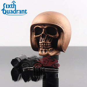 Retro Copper Skull Head Shift Gear Shifter