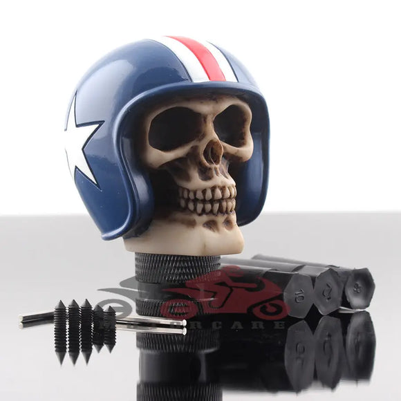 Rider Helmet  Skull Head Gear Shifter