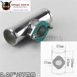 2.25" 57mm T-Pipe Aluminum Bov Adapter Pipe For 30Psi Type S/Rs Bov L=150 - Tokyo Tom's